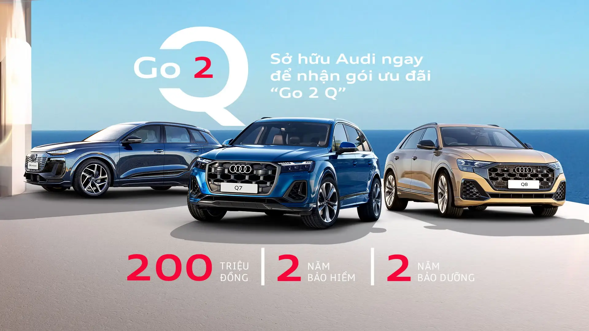 "Go 2 Q" - Khởi đầu những hành trình mới cùng Audi Q Series.